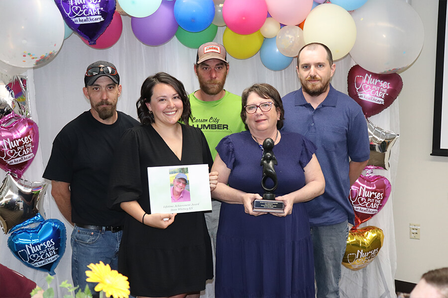 Steve Whitney's Family, DAISY Lifetime Achievement Award - May 2024