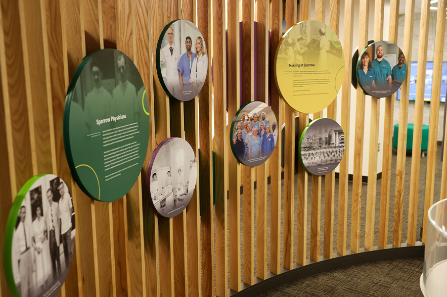 UM Health-Sparrow Heritage Gallery Wall