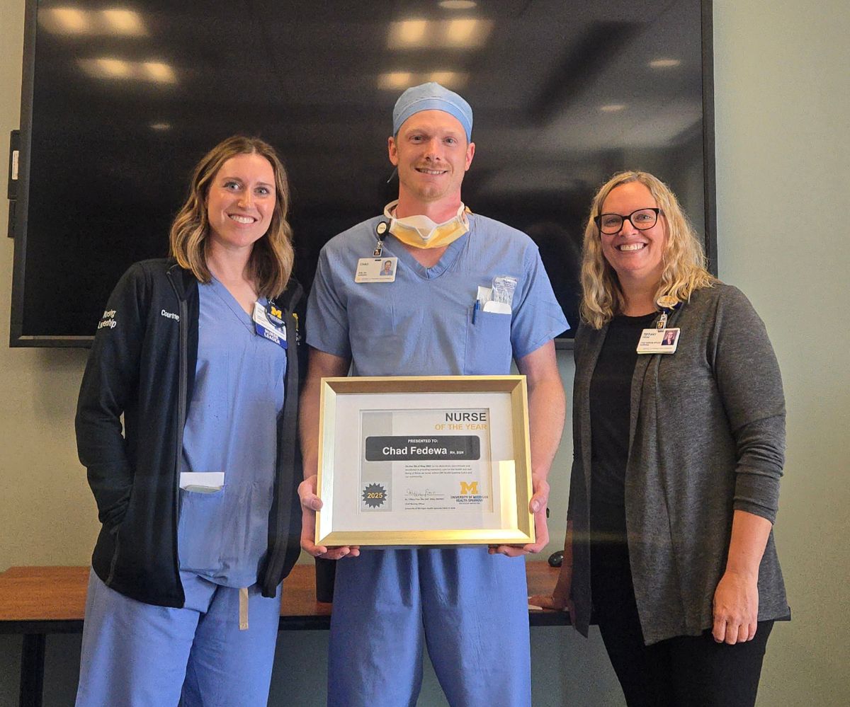 Chad Fedewa - 2025 Nurse of the Year