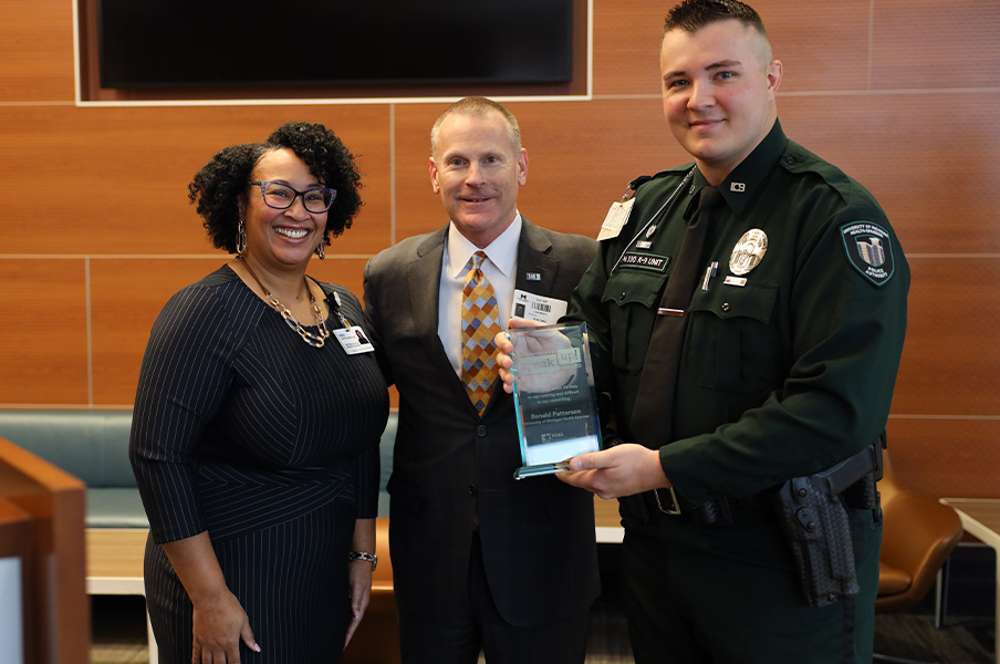 Ron Patterson, MHA Speak Up Award - Group Photo