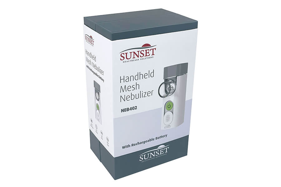 Boxed Sunset Handheld Mesh Nebulizer - NEB402