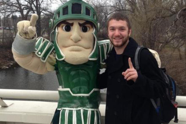 Trevor Thompson, MSU student stroke survivor