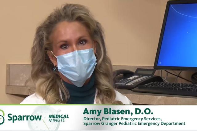 Sparrow Medical Minute - Pediatric Emergency Services - Dr. Amy Blasen