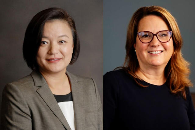 Kimberly Ross and Dr. Choe