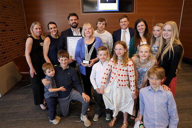 2026 Founders’ Award - Larry Rawsthorne, MD - Family